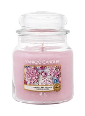 Tuoksukynttilä Yankee Candle Snowflake Cookie 411 g hinta ja tiedot | Kynttilät ja kynttilänjalat | hobbyhall.fi