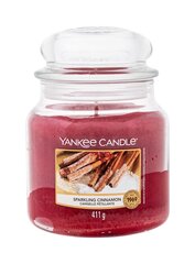 Tuoksukynttilä Yankee Candle Sparkling Cinnamon 411 g hinta ja tiedot | Kynttilät ja kynttilänjalat | hobbyhall.fi