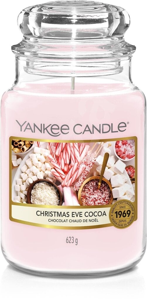 Yankee Candle tuoksukynttilä Christmas Eve Cocoa 623 g hinta ja tiedot | Kynttilät ja kynttilänjalat | hobbyhall.fi