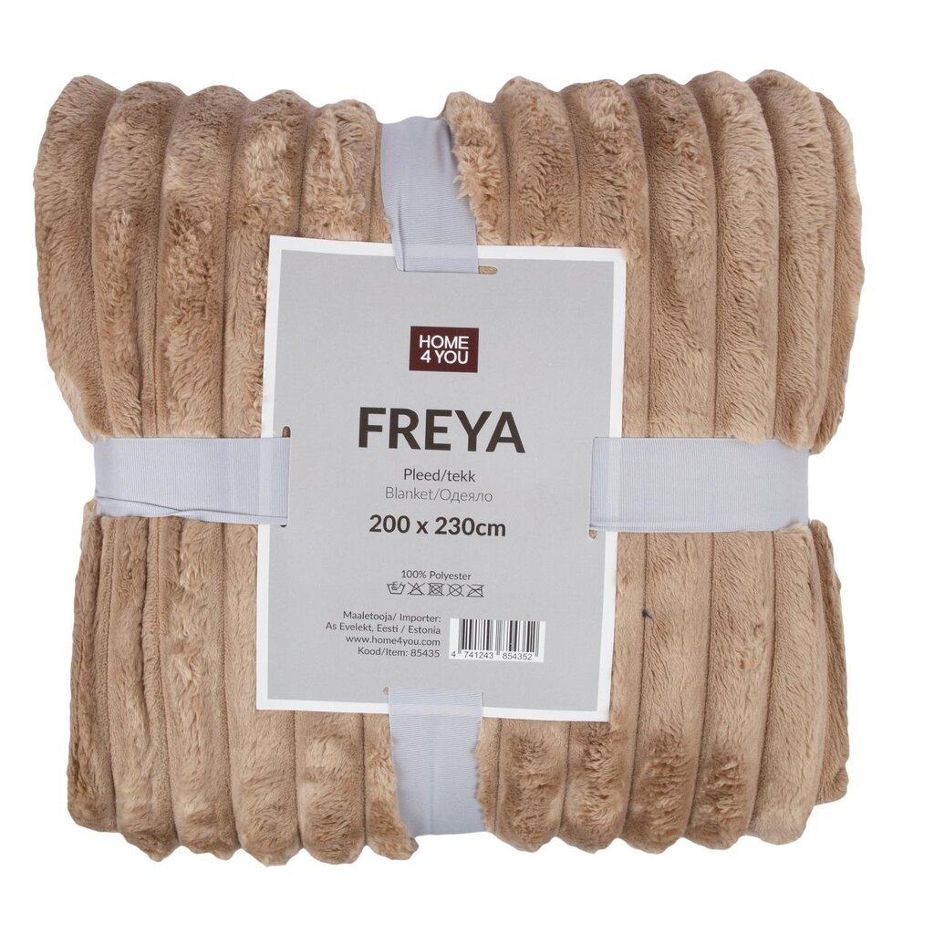 FREYA XL 200x230cm, beige hinta ja tiedot | Päiväpeitot ja huovat | hobbyhall.fi