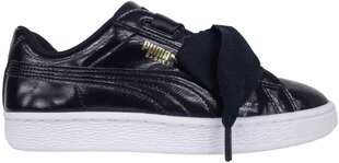 Puma Basket juniori Heart Glam Jr 364917 01 lenkkarit musta UK - UK 6, US - US 7, EUR - EUR 39, AU - AU 7 hinta ja tiedot | Naisten urheilu- ja vapaa-ajan kengät | hobbyhall.fi