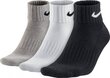 Nike Sukat U NK Cush NS 3PR-Value Black White Grey hinta ja tiedot | Miesten sukat | hobbyhall.fi