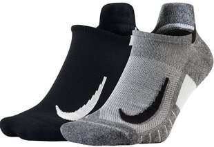 Nike Sukat U NK Mltplier NS 2PR Black Grey hinta ja tiedot | Miesten sukat | hobbyhall.fi