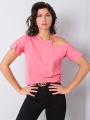 Vaaleanpunainen puuvillapusero hinta ja tiedot | Naisten paidat | hobbyhall.fi