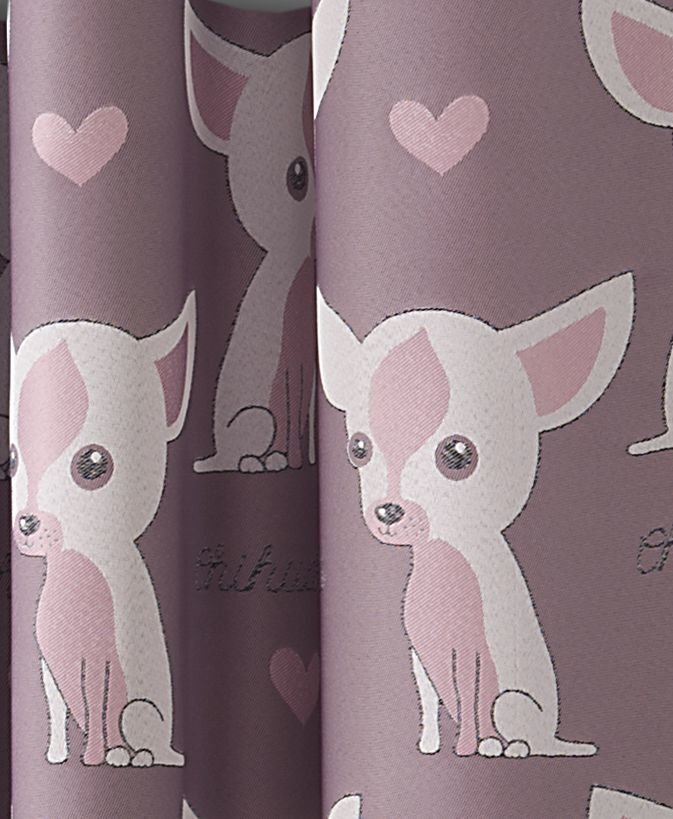 Verhokangas Chihuahua, vaaleanpunainen hinta ja tiedot | Verhot | hobbyhall.fi