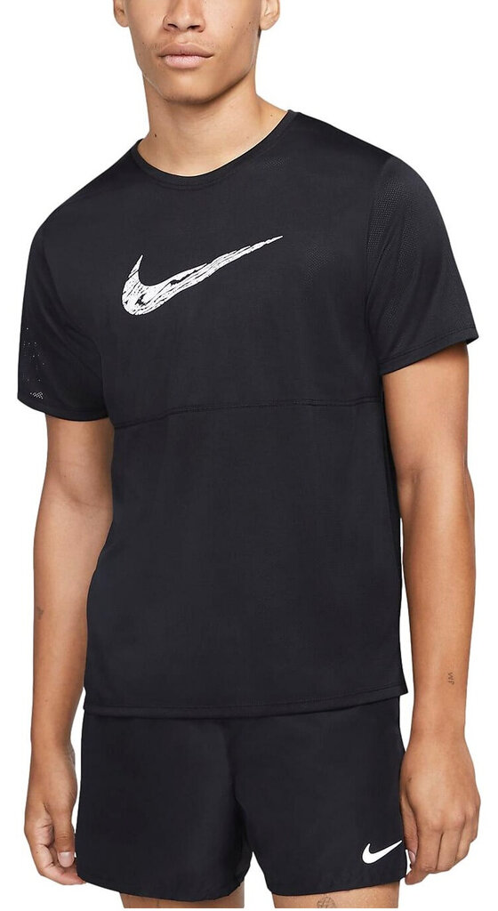 Nike T-paita M Nk Breathe Run Top Ss Black hinta ja tiedot | Miesten urheiluvaatteet | hobbyhall.fi