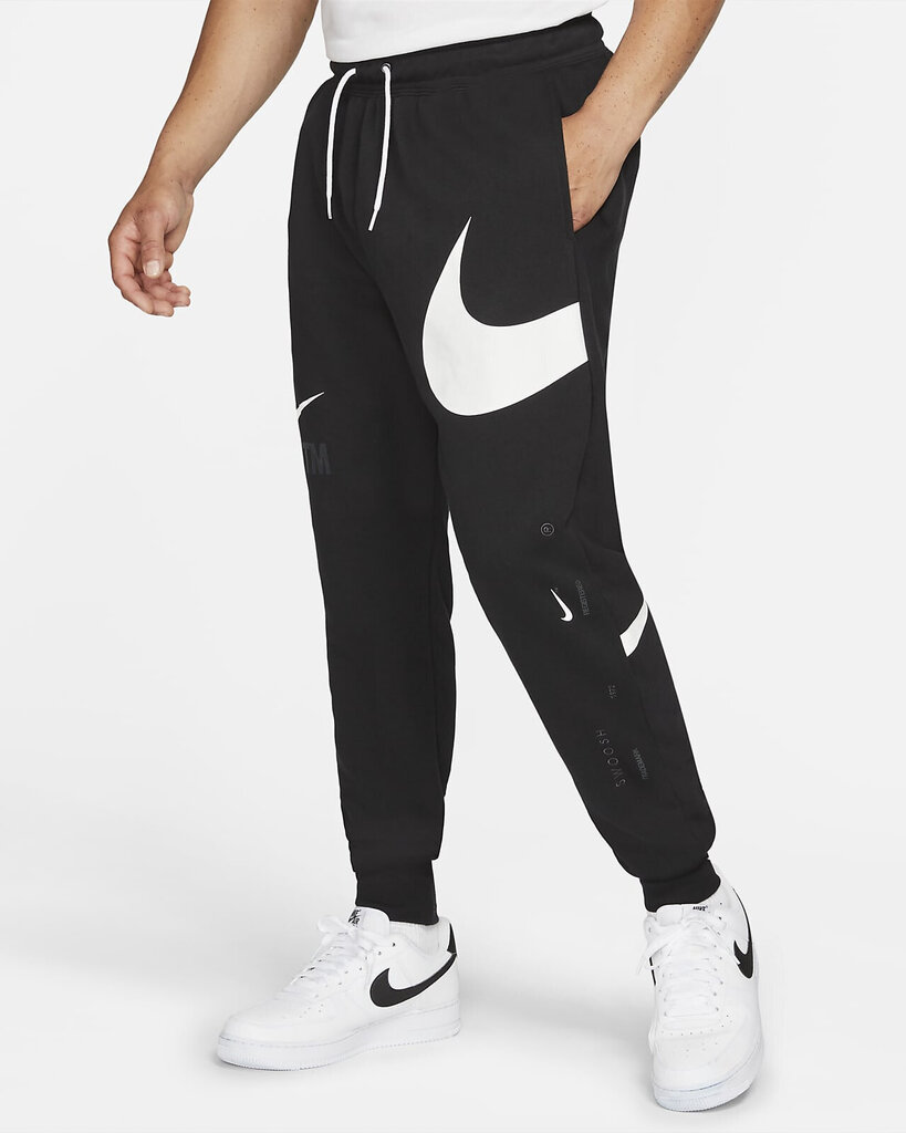 Nike Housut Nsw Swoosh Sbb Pant Black DD6001 010 hinta ja tiedot | Miesten urheiluvaatteet | hobbyhall.fi