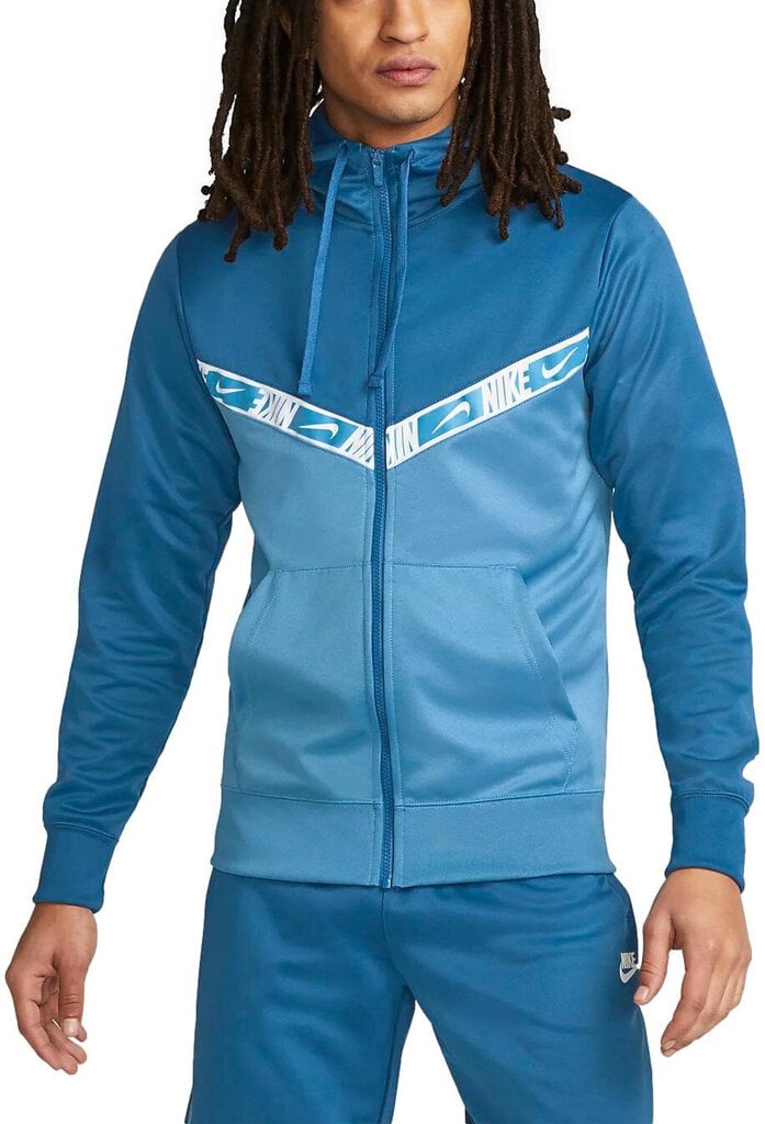 Nike Jumpperi Nsw Repeat Pk Fz Hoodie Blue DM4672 407 hinta ja tiedot | Miesten puserot ja hupparit | hobbyhall.fi