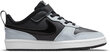 Nike Jalkineet Court Borough Low 2 Grey BQ5451 014 hinta ja tiedot | Lasten kengät | hobbyhall.fi