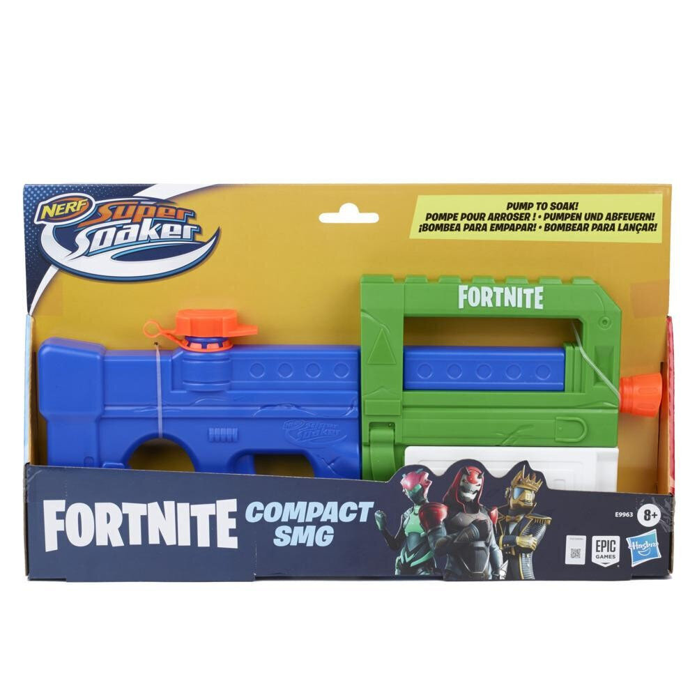 Vesipyssy Nerf Fortnite Supersoaker Pump SMG E9963 hinta ja tiedot | Hiekkalelut ja rantalelut | hobbyhall.fi