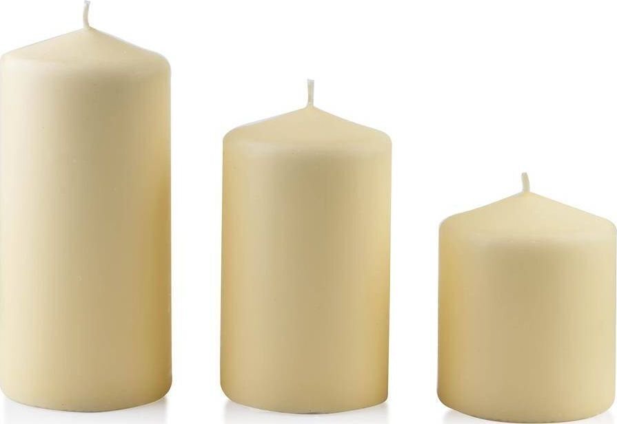 Kynttilä Classic Candles Cream, 18 cm hinta ja tiedot | Kynttilät ja kynttilänjalat | hobbyhall.fi