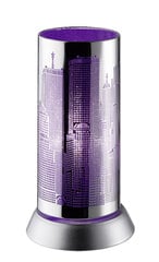 Pöytävalaisin City, 1xE14, violetti hinta ja tiedot | Pöytävalaisimet | hobbyhall.fi