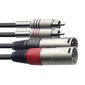 Stagg, RCA, 2 x XLR, 60 cm hinta ja tiedot | Kaapelit ja adapterit | hobbyhall.fi