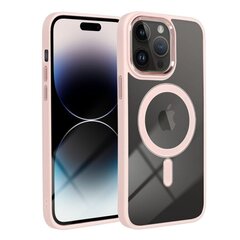 iPhone 15 Pro Max (6,7″) suojakuori MagSafe-magneeteilla (läpinäkyvä) - Pinkki hinta ja tiedot | MagSafe Puhelimet, älylaitteet ja kamerat | hobbyhall.fi