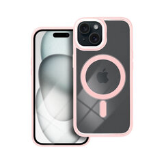 iPhone 15 (6,1″) suojakuori MagSafe-magneeteilla (läpinäkyvä) - Pinkki hinta ja tiedot | MagSafe Puhelimet, älylaitteet ja kamerat | hobbyhall.fi