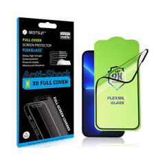 iPhone 15 Plus (6,7") 3D Bestsuit Flexible karkaistua lasia 9H - Musta hinta ja tiedot | Bestsuit Puhelimet, älylaitteet ja kamerat | hobbyhall.fi