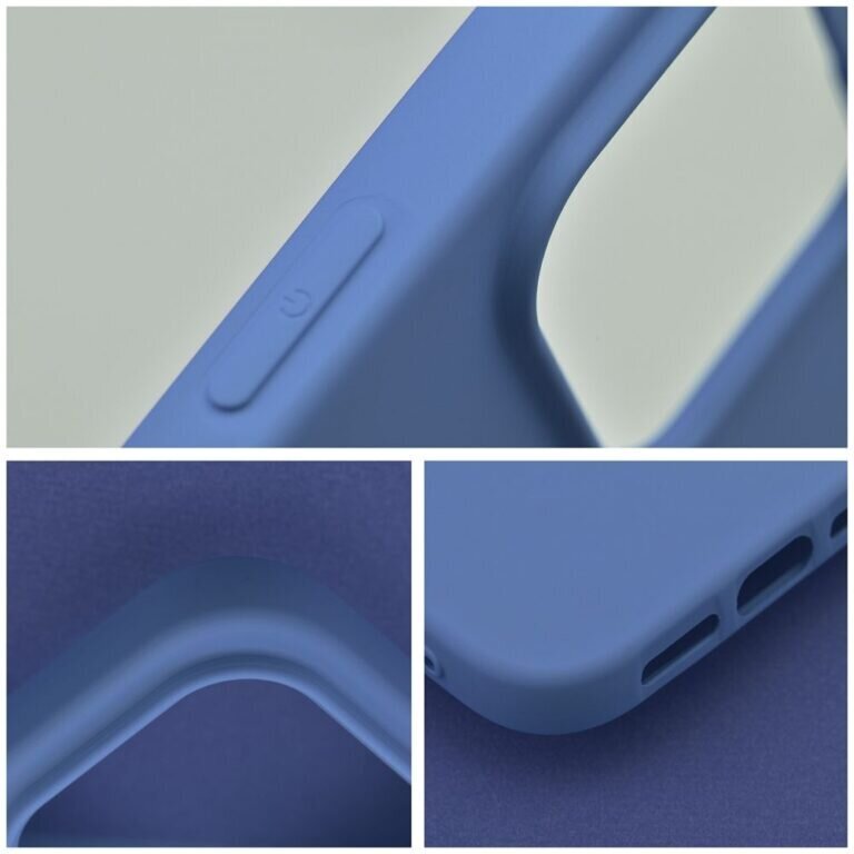 iPhone 15 Pro Max (6,7”) Forcell Silikonikotelo – Sininen hinta ja tiedot | Puhelimen kuoret ja kotelot | hobbyhall.fi
