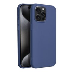 iPhone 15 Pro Max (6,7”) Forcell Silikonikotelo – Sininen hinta ja tiedot | Puhelimen kuoret ja kotelot | hobbyhall.fi