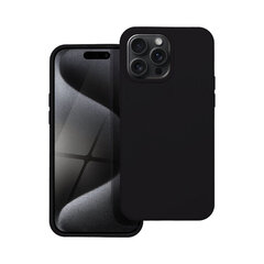 iPhone 15 Pro (6,1”) Forcell Silikonikotelo – Musta hinta ja tiedot | Puhelimen kuoret ja kotelot | hobbyhall.fi