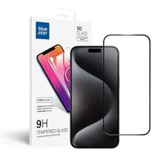 Blue Star 5D iPhone 15 Pro Max (6,7″) Näytönsuoja karkaistua lasia 9H hinta ja tiedot | Näytönsuojakalvot ja -lasit | hobbyhall.fi