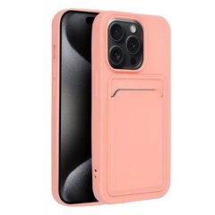 iPhone 15 Pro (6,1") Forcell CARD Suojakuori - Pinkki hinta ja tiedot | Puhelimen kuoret ja kotelot | hobbyhall.fi