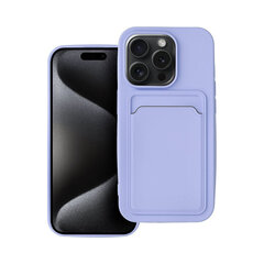 iPhone 15 Pro Max (6,7") Forcell CARD Suojakuori - Violetti hinta ja tiedot | Puhelimen kuoret ja kotelot | hobbyhall.fi