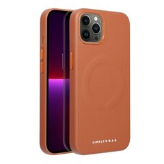 iPhone 13 Pro Max (6,7″) Roar Nahkainen Mag-kotelo - Ruskea hinta ja tiedot | Puhelimen kuoret ja kotelot | hobbyhall.fi