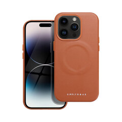 iPhone 14 Pro (6,1″) Roar Nahkainen Mag-kotelo - Ruskea hinta ja tiedot | MagSafe Puhelimet, älylaitteet ja kamerat | hobbyhall.fi