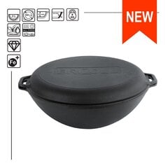 Valurautapannu Ø 36 cm WOK Lid-Pan hinta ja tiedot | Grillitarvikkeet ja -välineet | hobbyhall.fi