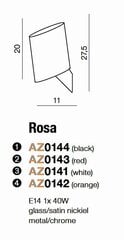 Seinävalaisin Azzardo Rosa White hinta ja tiedot | Seinävalaisimet | hobbyhall.fi