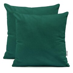 DecoKing Amber -tyynyliina 2 kpl, vihreä, 80 x 80 cm hinta ja tiedot | Koristetyynyt ja tyynynpäälliset | hobbyhall.fi