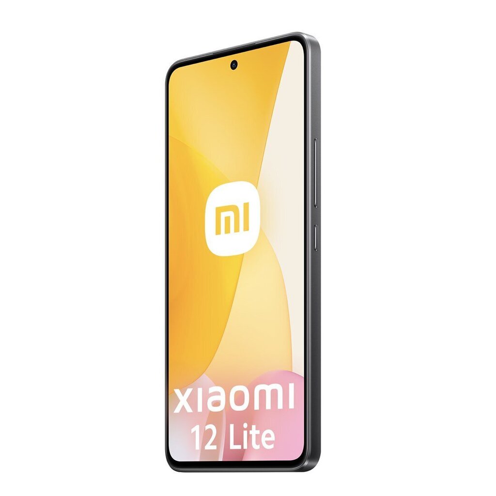 Xiaomi 12 Lite 5G 8/256GB Black hinta ja tiedot | Matkapuhelimet | hobbyhall.fi