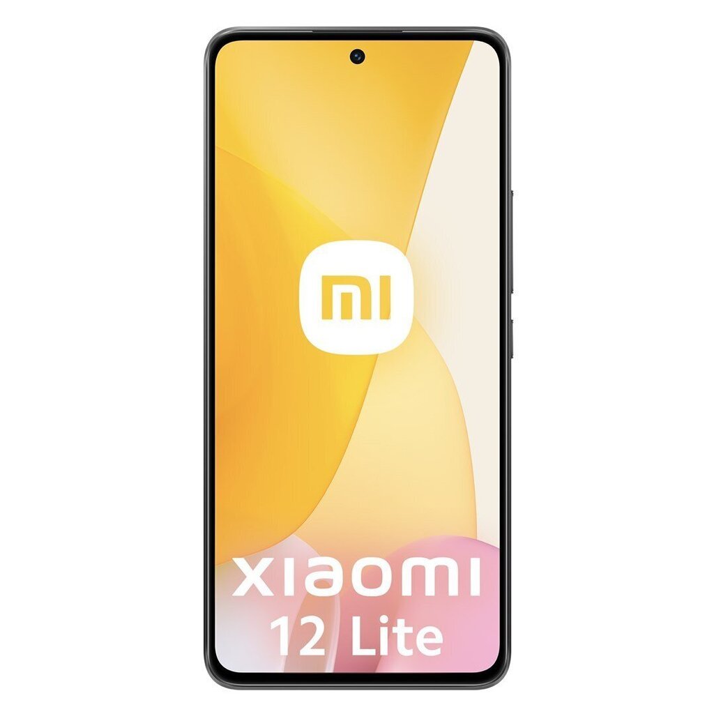 Xiaomi 12 Lite 5G 8/256GB Black hinta ja tiedot | Matkapuhelimet | hobbyhall.fi