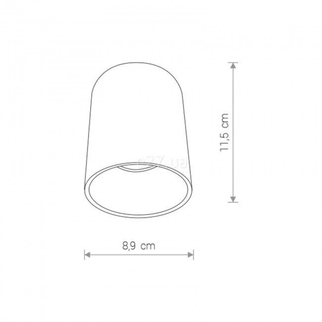 Kattovalaisin Nowodvorski Lighting 8930 EYE TONE BLACK/BLACK hinta ja tiedot | Kattovalaisimet | hobbyhall.fi