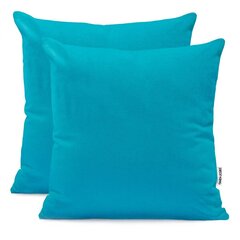 DecoKing Amber -tyynyliina 2 kpl, sininen, 80 x 80 cm hinta ja tiedot | Koristetyynyt ja tyynynpäälliset | hobbyhall.fi