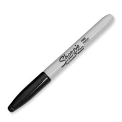 Tussi Sharpie Fine, 2 kpl, musta, 1985860 hinta ja tiedot | Taide- ja askartelutarvikkeet | hobbyhall.fi