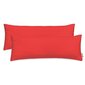 DecoKing Amber -tyynyliina 2 kpl, punainen, 40 x 145 cm hinta ja tiedot | Koristetyynyt ja tyynynpäälliset | hobbyhall.fi