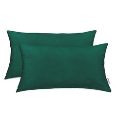 DecoKing Amber -tyynyliina 2 kpl, vihreä, 40 x 80 cm hinta ja tiedot | Koristetyynyt ja tyynynpäälliset | hobbyhall.fi
