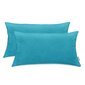 DecoKing Amber -tyynyliina 2 kpl, sininen, 40 x 80 cm hinta ja tiedot | Koristetyynyt ja tyynynpäälliset | hobbyhall.fi