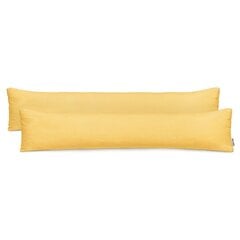 DecoKing Amber -tyynyliina 2 kpl, keltainen, 40 x 200 cm hinta ja tiedot | Koristetyynyt ja tyynynpäälliset | hobbyhall.fi