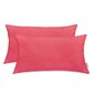 DecoKing Amber -tyynyliina 2 kpl, punainen, 40 x 80 cm hinta ja tiedot | Koristetyynyt ja tyynynpäälliset | hobbyhall.fi
