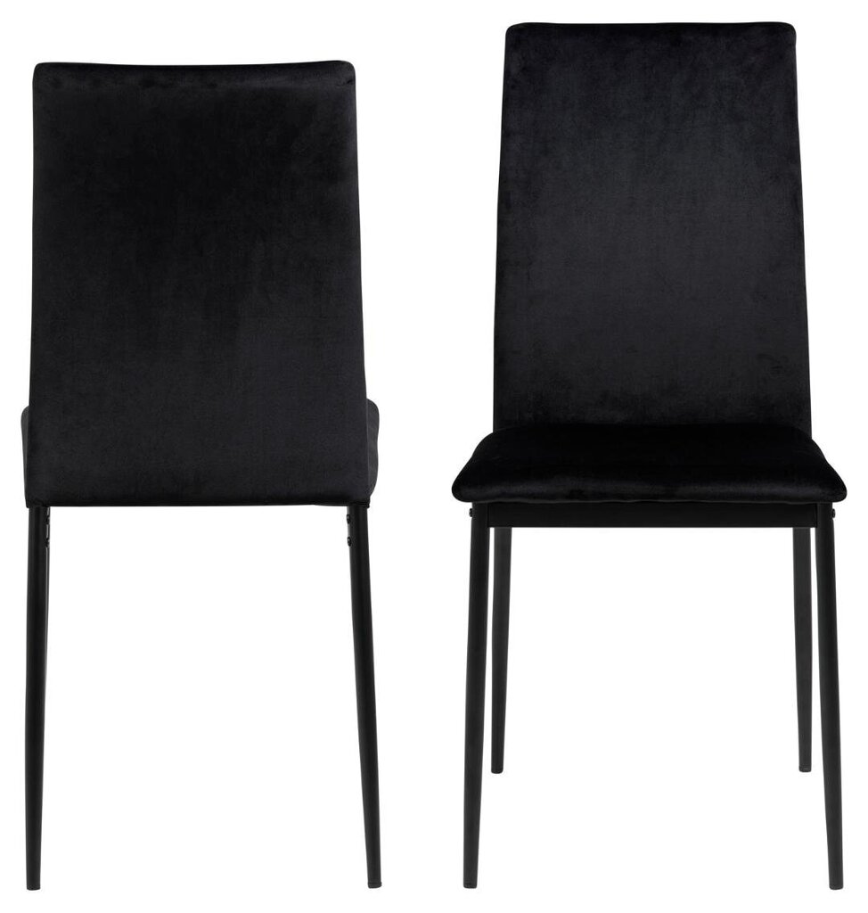 4 tuolin setti Demina, musta hinta ja tiedot | Ruokapöydän tuolit | hobbyhall.fi