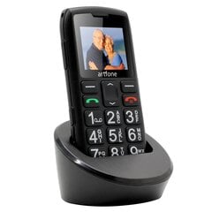 Senioripuhelin Artfone C1+, Dual SIM, musta (LT, LV, EE, RU) hinta ja tiedot | Matkapuhelimet | hobbyhall.fi