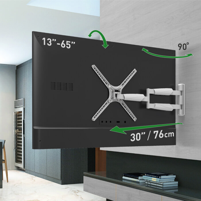 TV seinäteline Barkan BM343XLW hinta ja tiedot | TV-seinätelineet | hobbyhall.fi