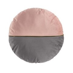 Delisa -tyynynpäällinen, roosa-harmaa, ø 45 cm hinta ja tiedot | Koristetyynyt ja tyynynpäälliset | hobbyhall.fi