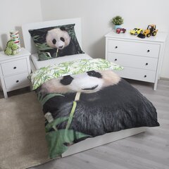 Panda-pussilakanasetti, 140 x 200 cm + 1 tyynyliina 70 x 90 cm hinta ja tiedot | Jerry Fabrics Koti ja keittiö | hobbyhall.fi