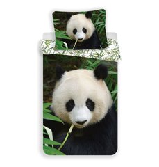 Panda-pussilakanasetti, 140 x 200 cm + 1 tyynyliina 70 x 90 cm hinta ja tiedot | Vuodevaatteet lapsille | hobbyhall.fi