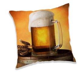 Beer -koristetyyny, 40 x 40 cm hinta ja tiedot | Koristetyynyt ja tyynynpäälliset | hobbyhall.fi