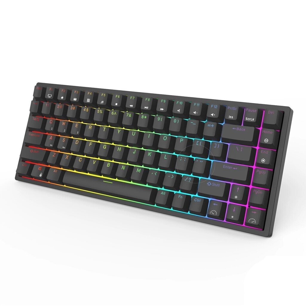 Royal Kludge RK84 Brown Switches hinta ja tiedot | Näppäimistöt | hobbyhall.fi