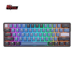 Royal Kludge RK61 Plus TKL-näppäimistö, US, musta/sininen hinta ja tiedot | Näppäimistöt | hobbyhall.fi